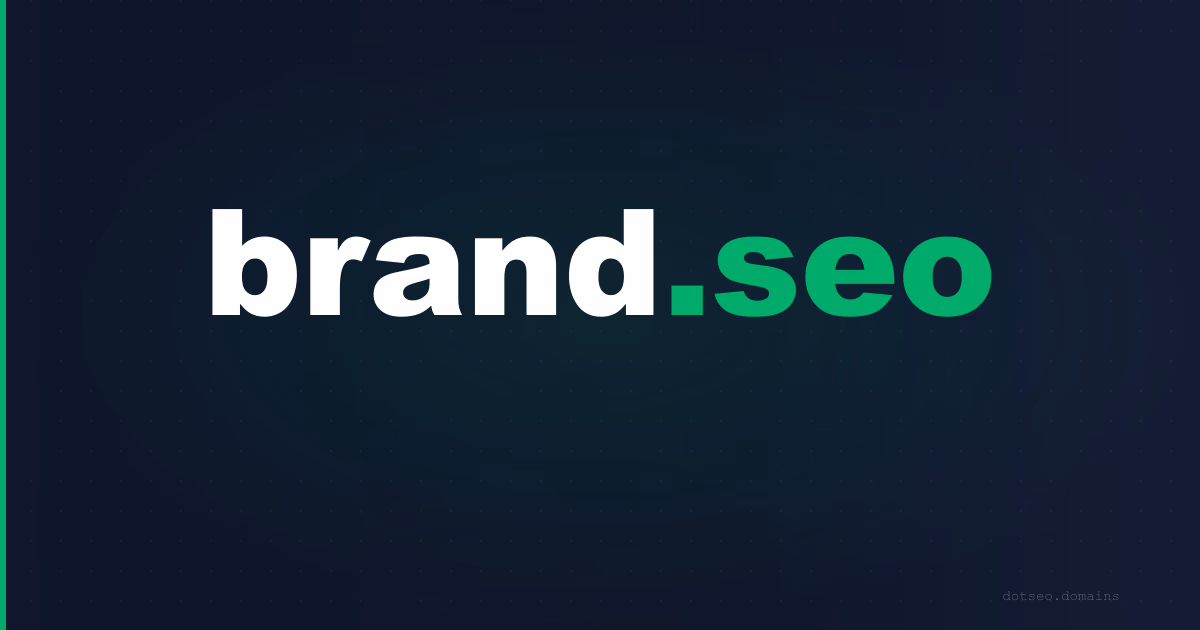 The .seo TLD as a Permanent Brand Identity Layer