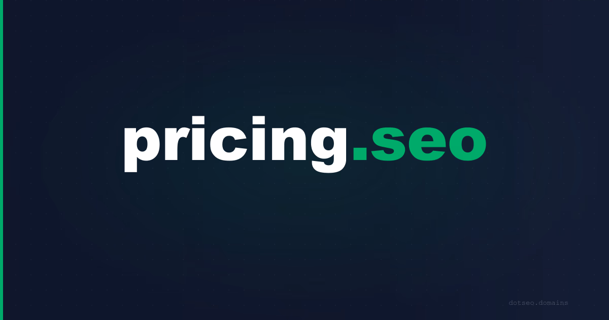 The .seo TLD Pricing Model — One-Time Purchase, No Renewals